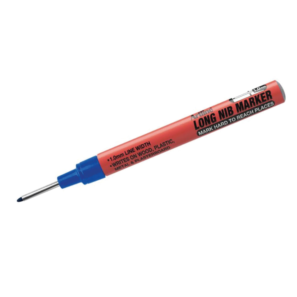 ปากกาเคมี ARTLINE EKPR-LNM หัวยาว 1.0 มม. สี น้ำเงิน